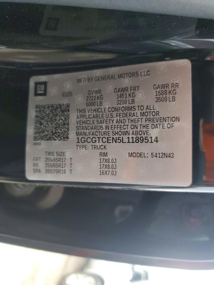 2020 Chevrolet Colorado LT