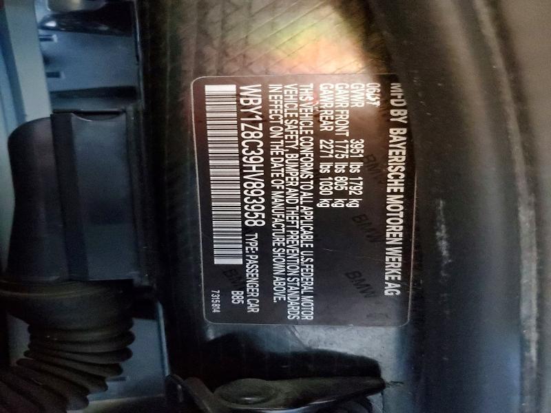 2017 BMW I3 rex