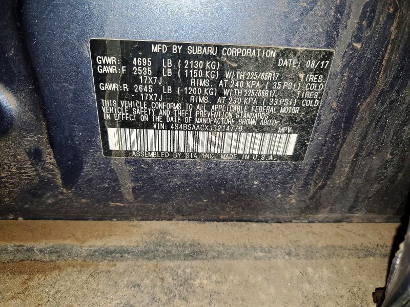 2018 Subaru Outback 2.5i