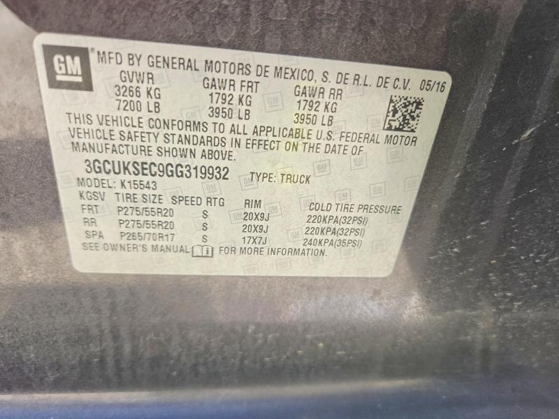 2016 Chevrolet Silverado K1500 LTZ