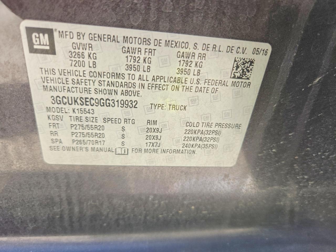2016 Chevrolet Silverado K1500 LTZ