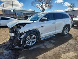 2018 Toyota Highlander Limited for sale in Albuquerque, NM