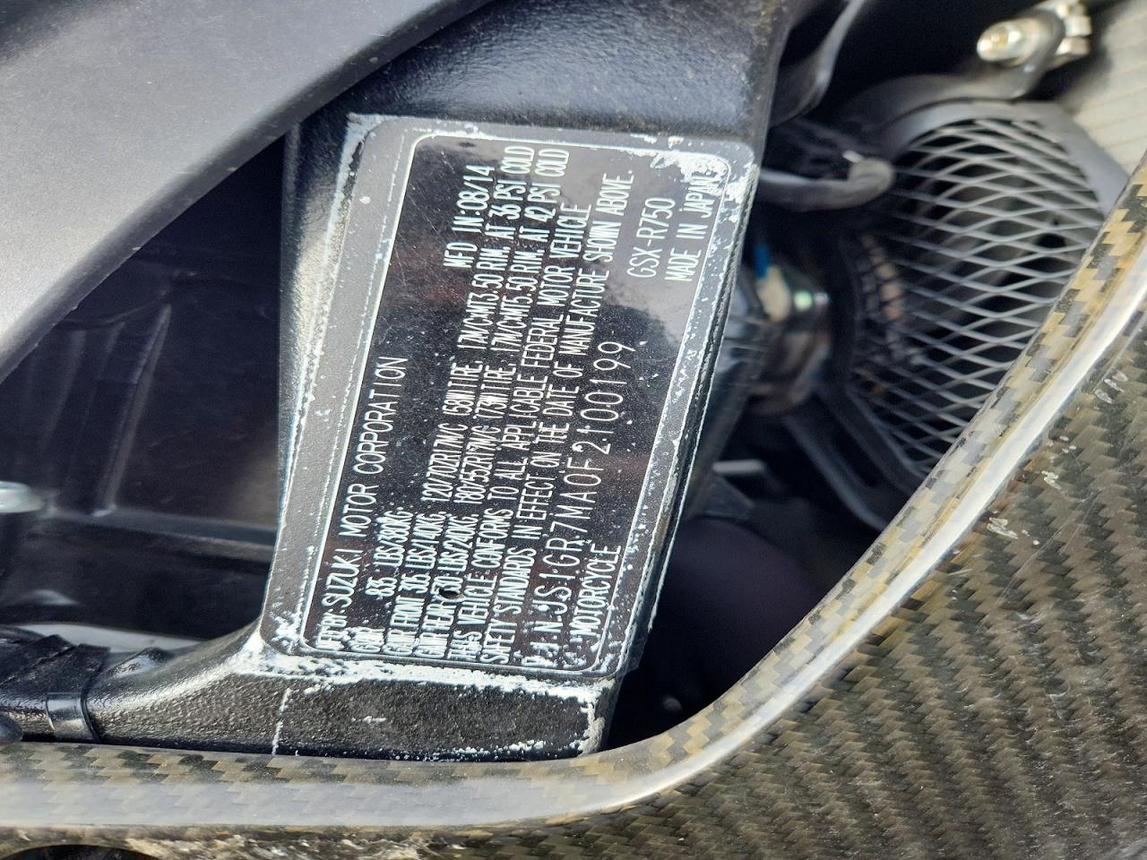 2015 Suzuki GSX-R750