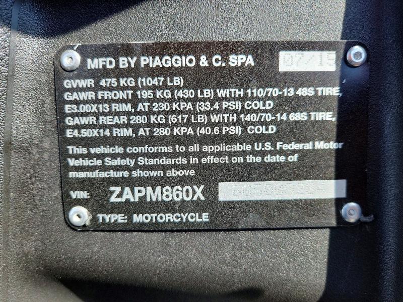 2016 Piaggio MP3 500 Sport ABS