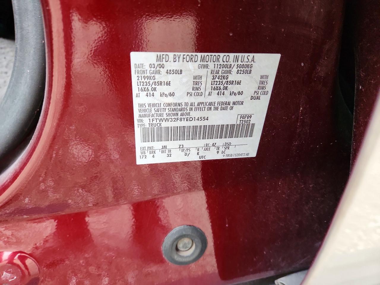 2000 Ford F350 Super Duty