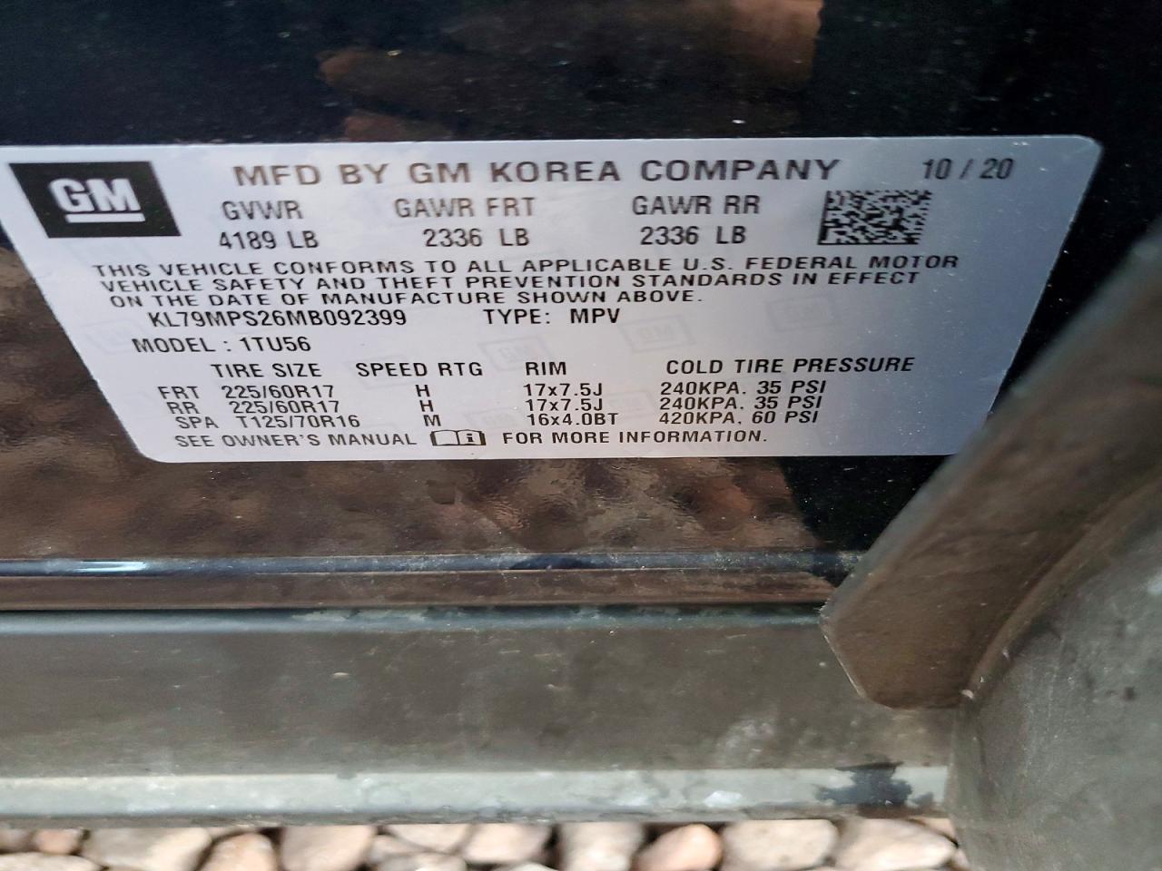 2021 Chevrolet Trailblazer lt