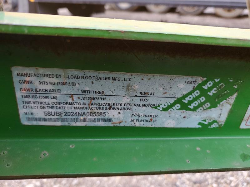 2022 Load And Go Equipment Trailer
