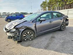 Honda salvage cars for sale: 2015 Honda Civic ex