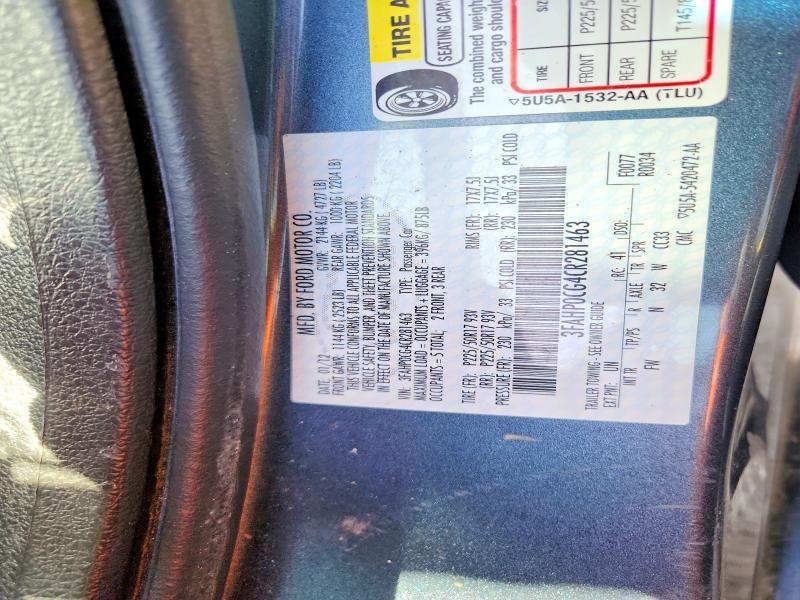 2012 Ford Fusion sel