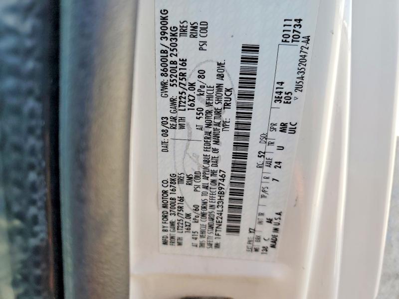 2003 Ford Econoline E250 van