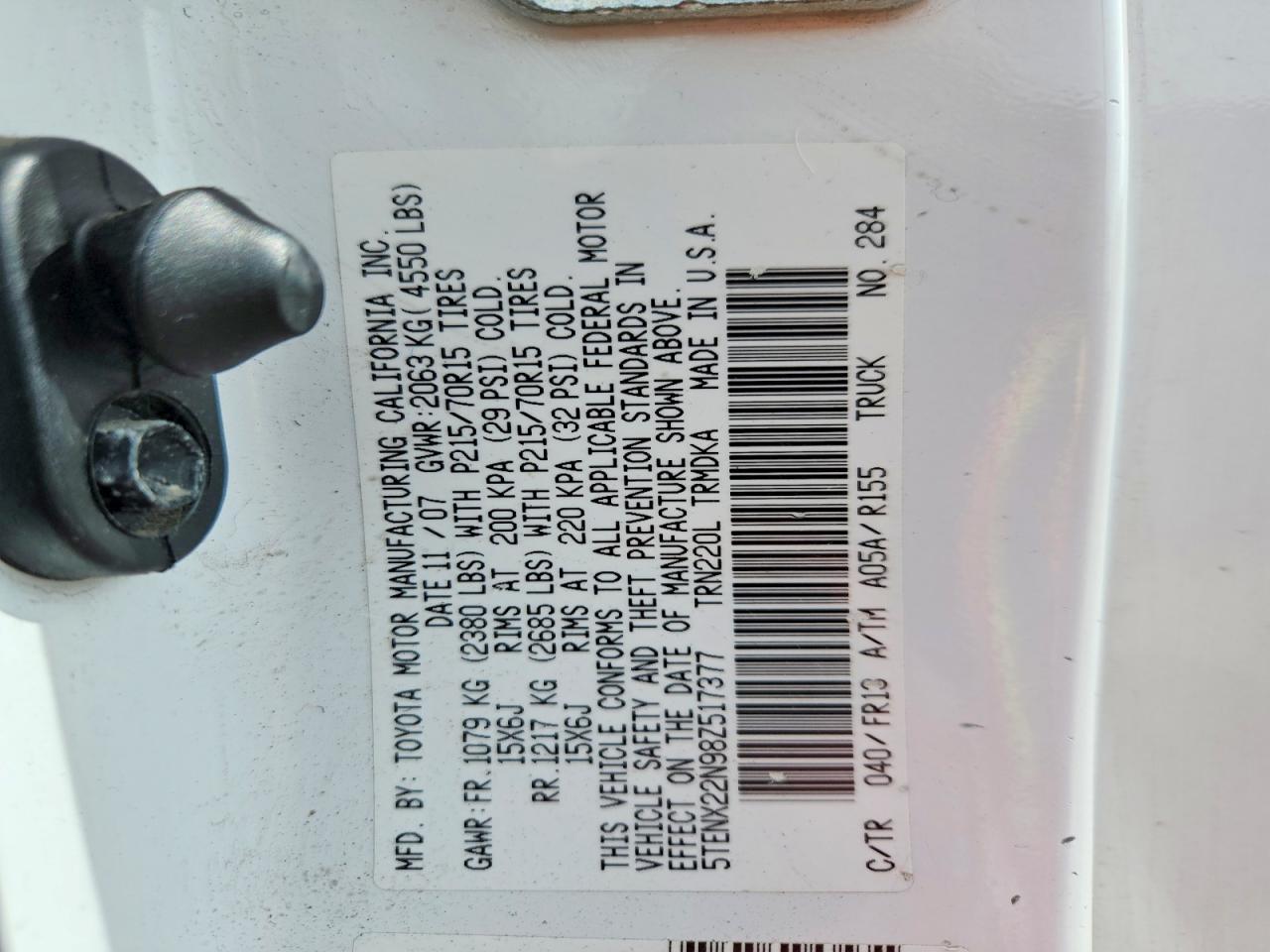 2008 Toyota Tacoma Base