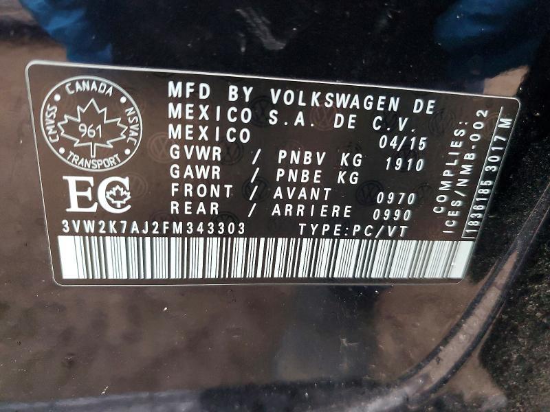 2015 Volkswagen Jetta Base