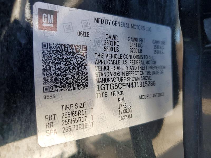 2018 GMC Canyon SLE
