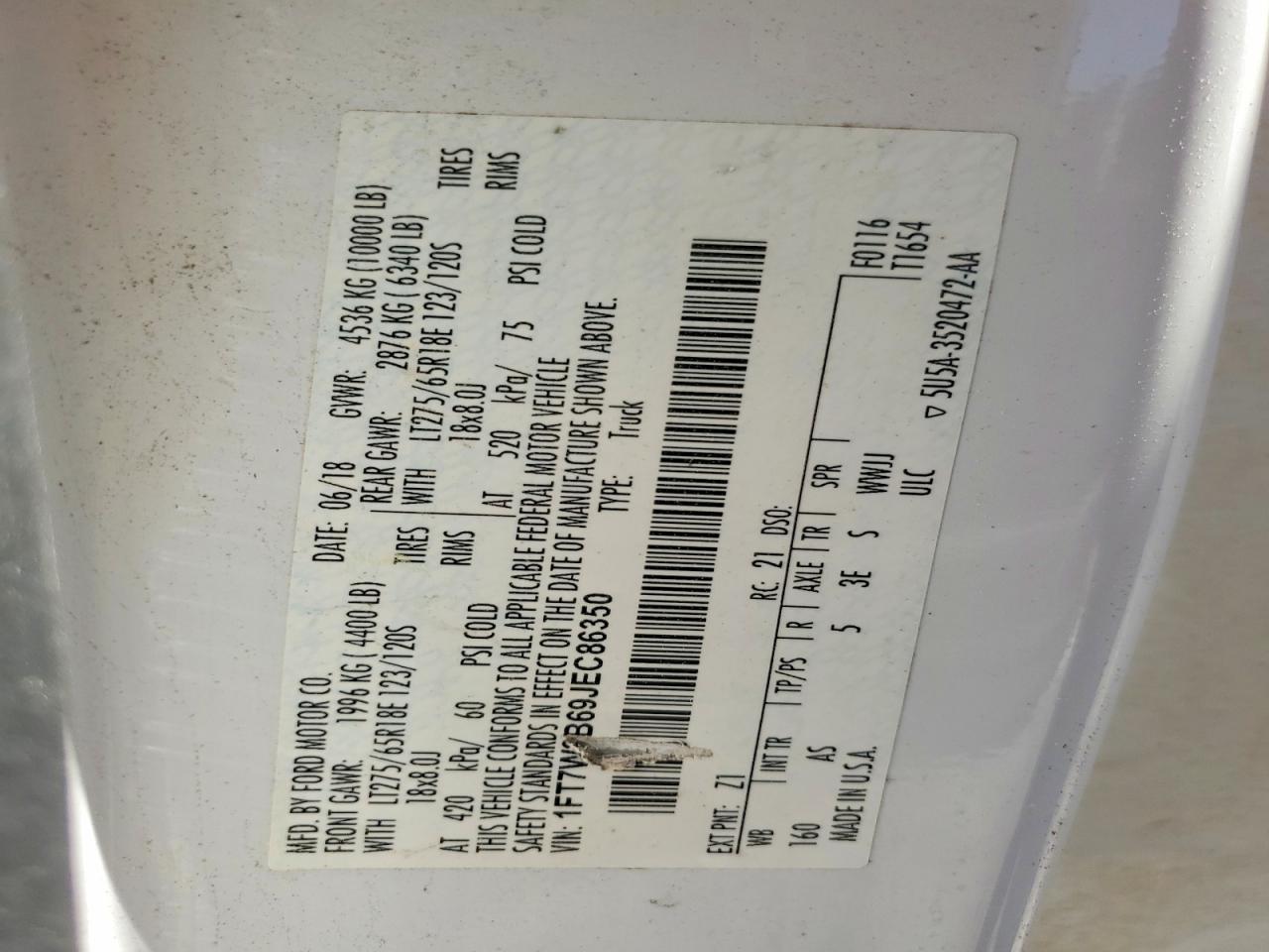 2018 Ford F250 Super Duty