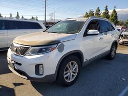 KIA salvage cars for sale: 2015 KIA Sorento lx