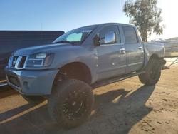 Salvage trucks for sale at Sacramento, CA auction: 2004 Nissan Titan XE