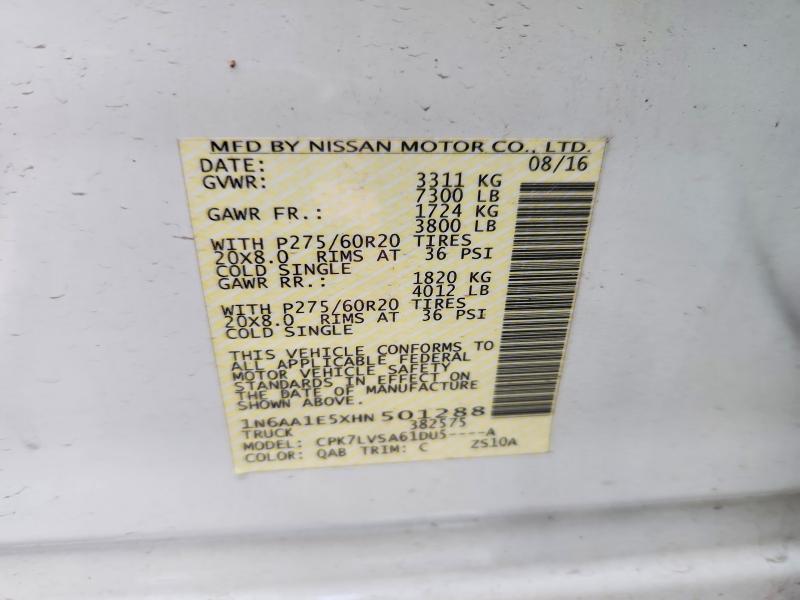 2017 Nissan Titan SL