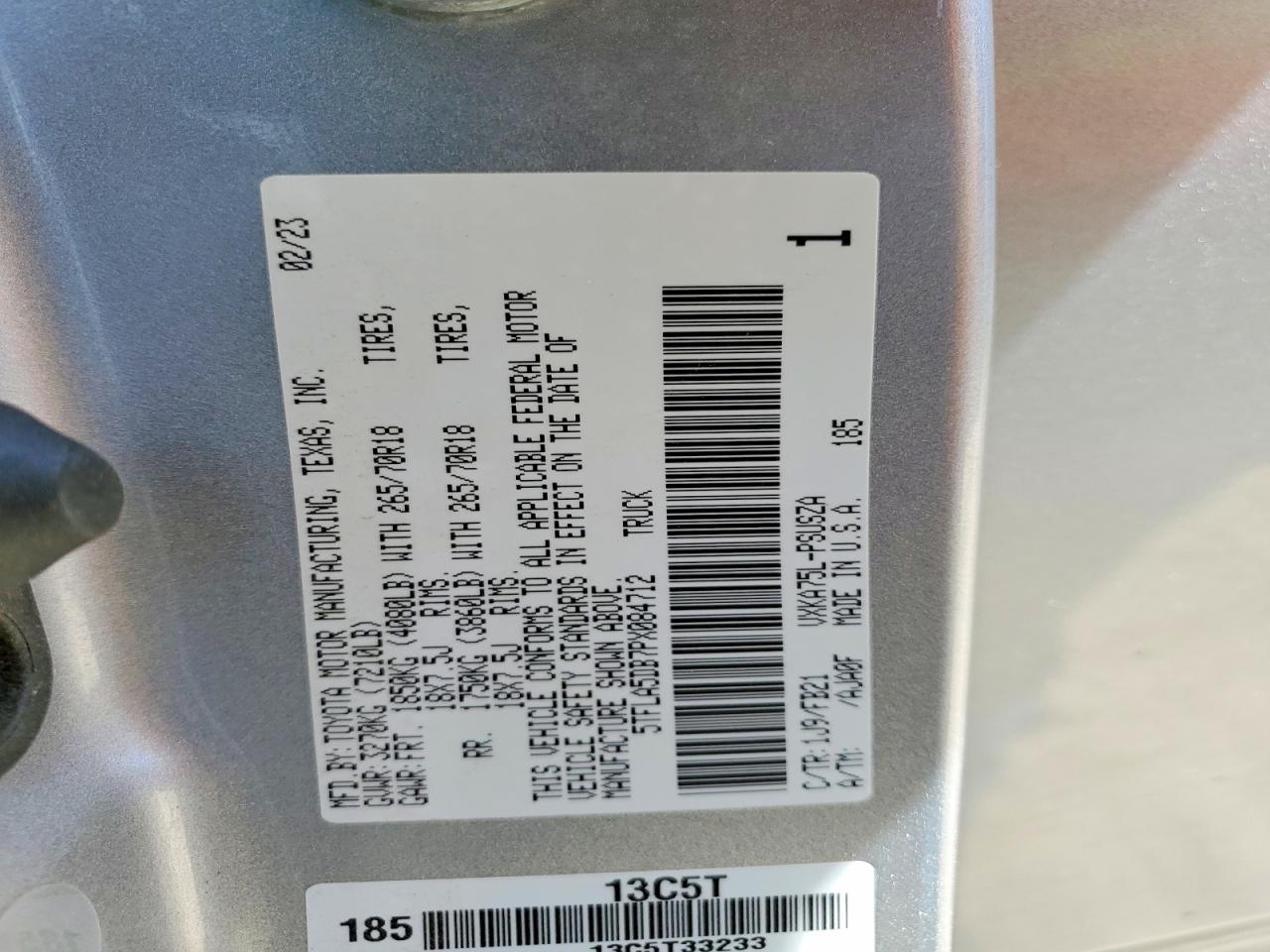 2023 Toyota Tundra SR5