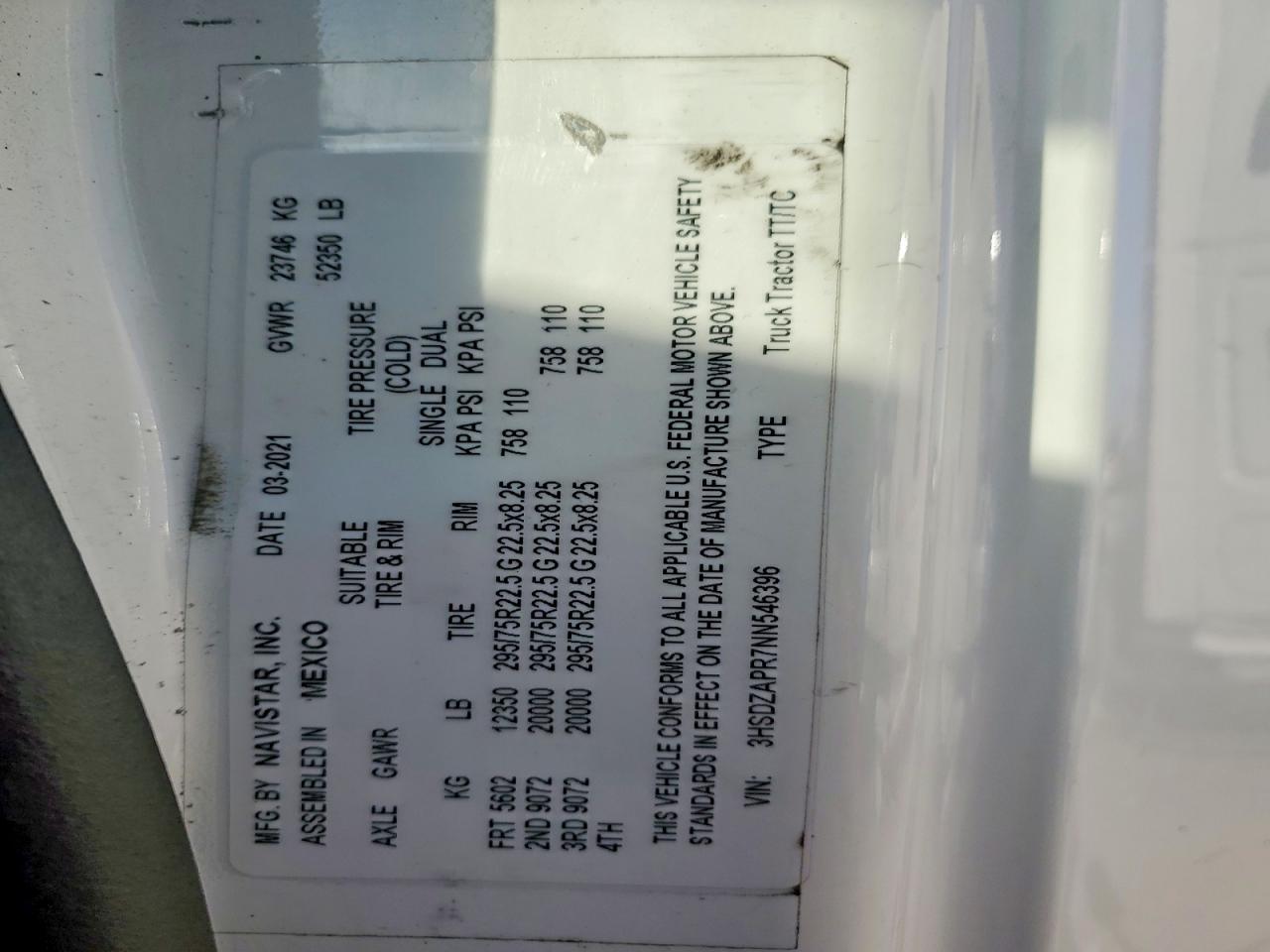 2022 International LT625-Semi Truck