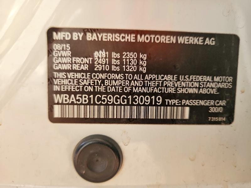 2016 BMW 535 i