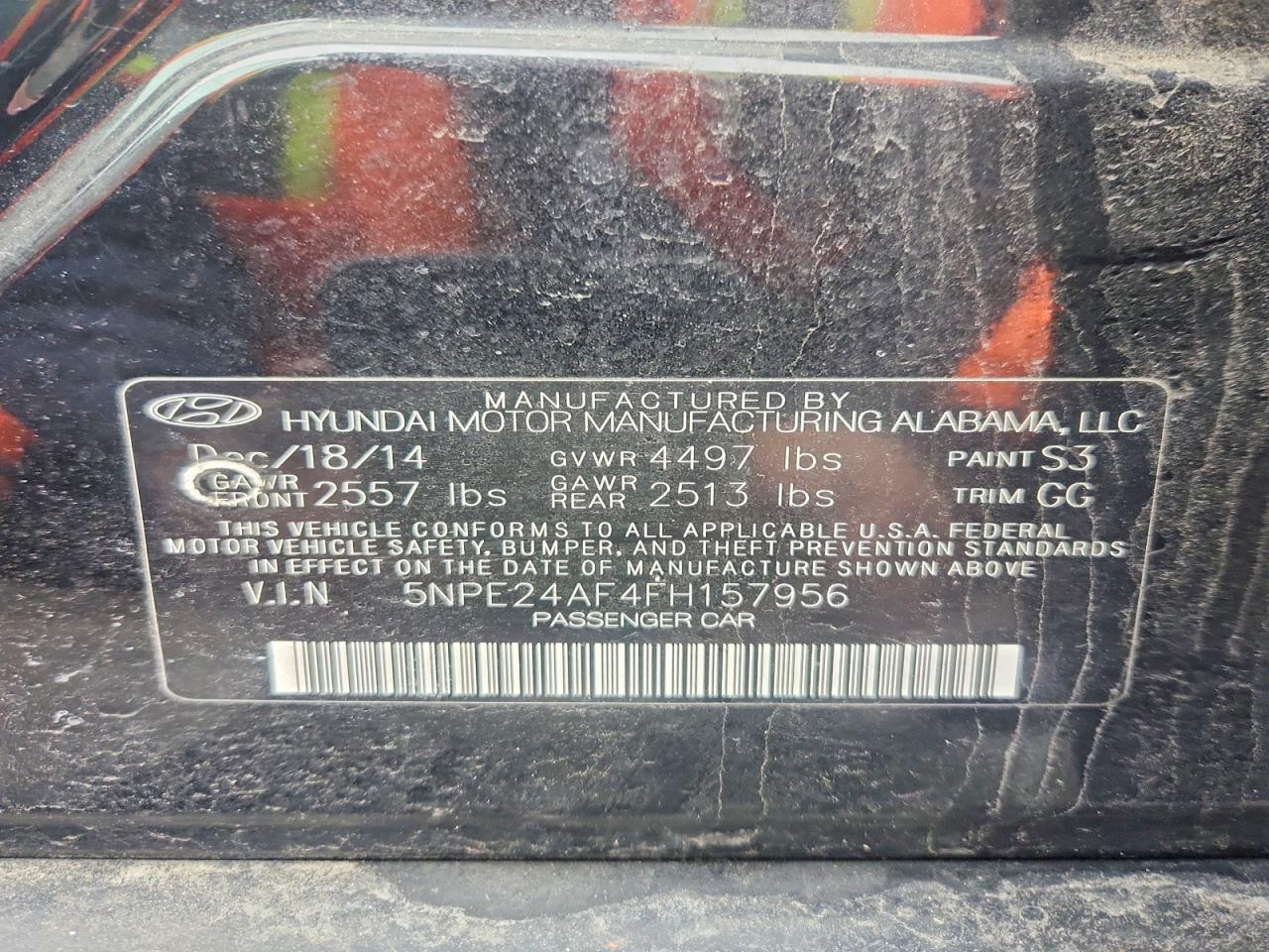 2015 Hyundai Sonata se