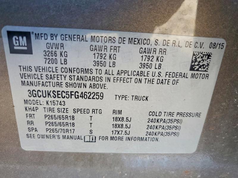 2015 Chevrolet Silverado K1500 LTZ