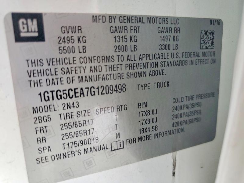 2016 GMC Canyon SLE