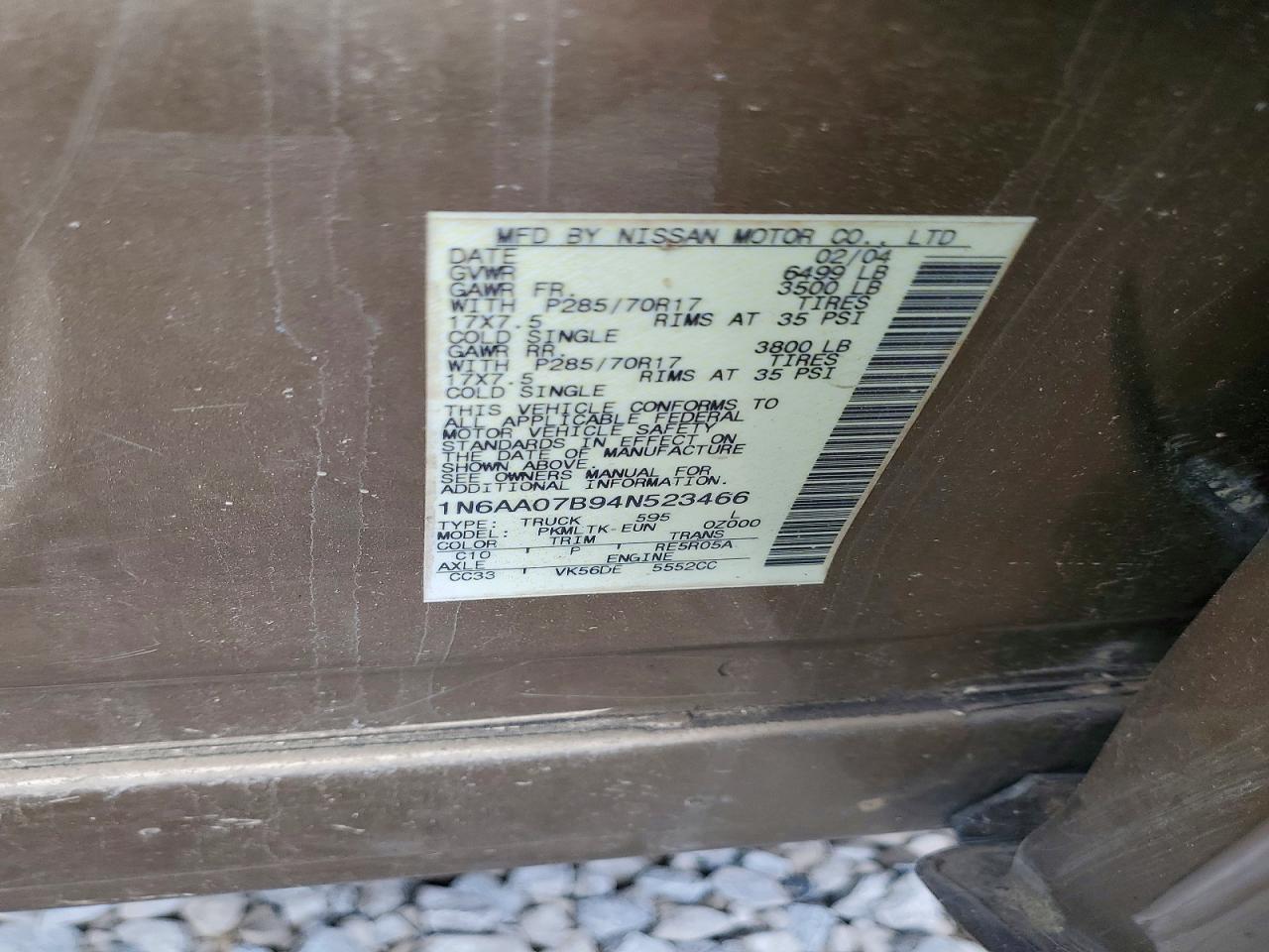 2004 Nissan Titan