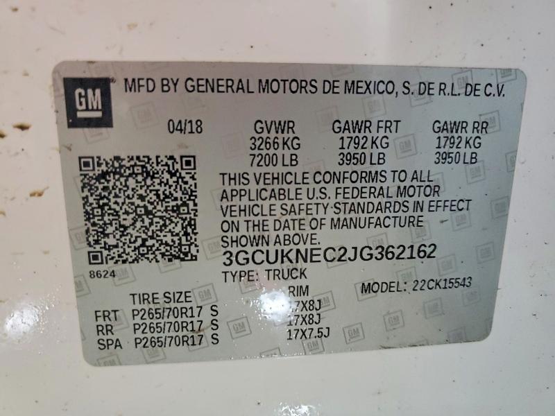 2018 Chevrolet Silverado K1500