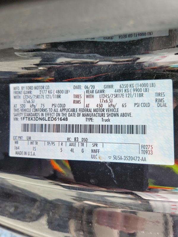 2020 Ford F350 XL DRW 4WD V8 EXT Cab 7.3L