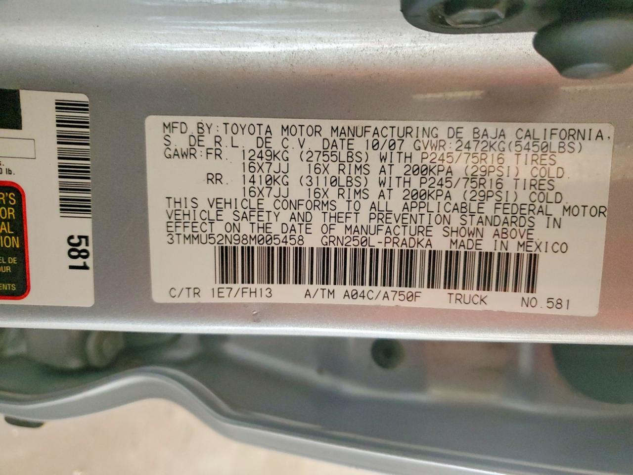 2008 Toyota Tacoma V6