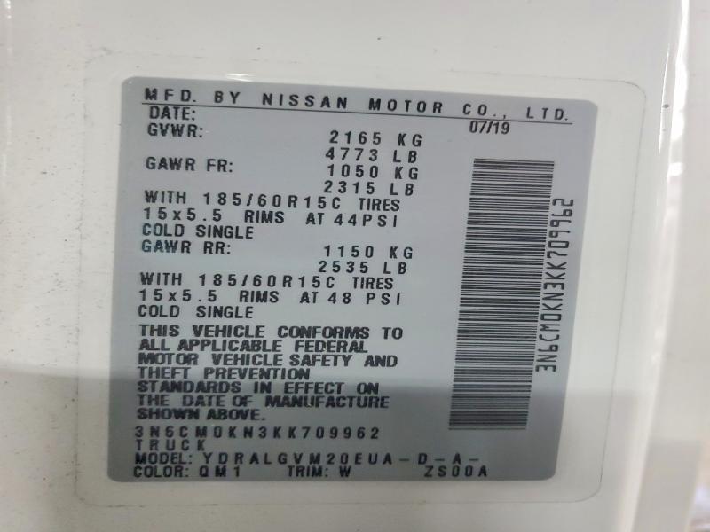 2019 Nissan NV200 Utility / Service Van