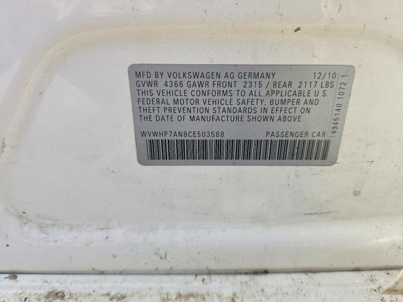 2012 Volkswagen Cc Luxury