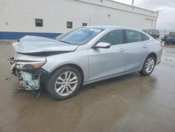 Salvage cars for sale from Copart Farr West, UT: 2018 Chevrolet Malibu lt