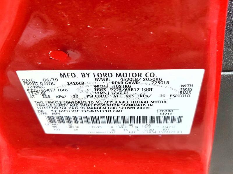 2010 Ford Escape Limited