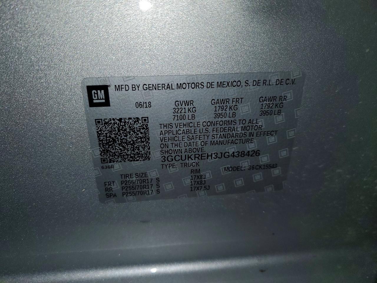 2018 Chevrolet Silverado K1500 LT