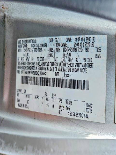 2011 Ford E250 Delivery van