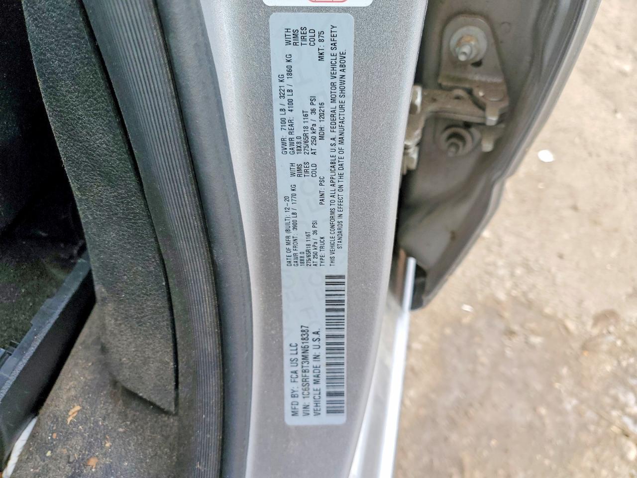 2021 Dodge RAM 1500 BIG Horn