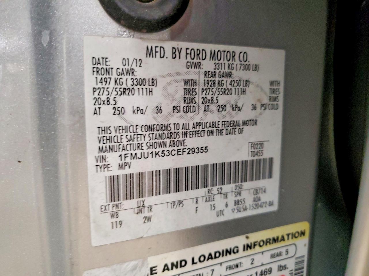 2012 Ford Expedition Limited