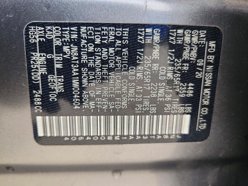 2021 Nissan Rogue s