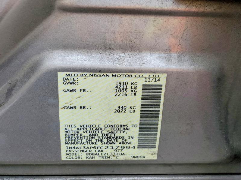 2015 Nissan Altima 2.5 s