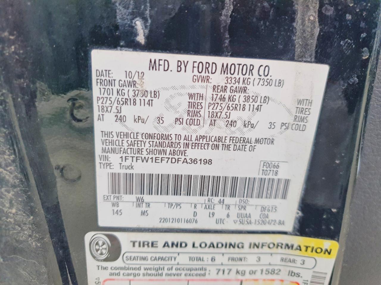 2013 Ford F150 Supercrew