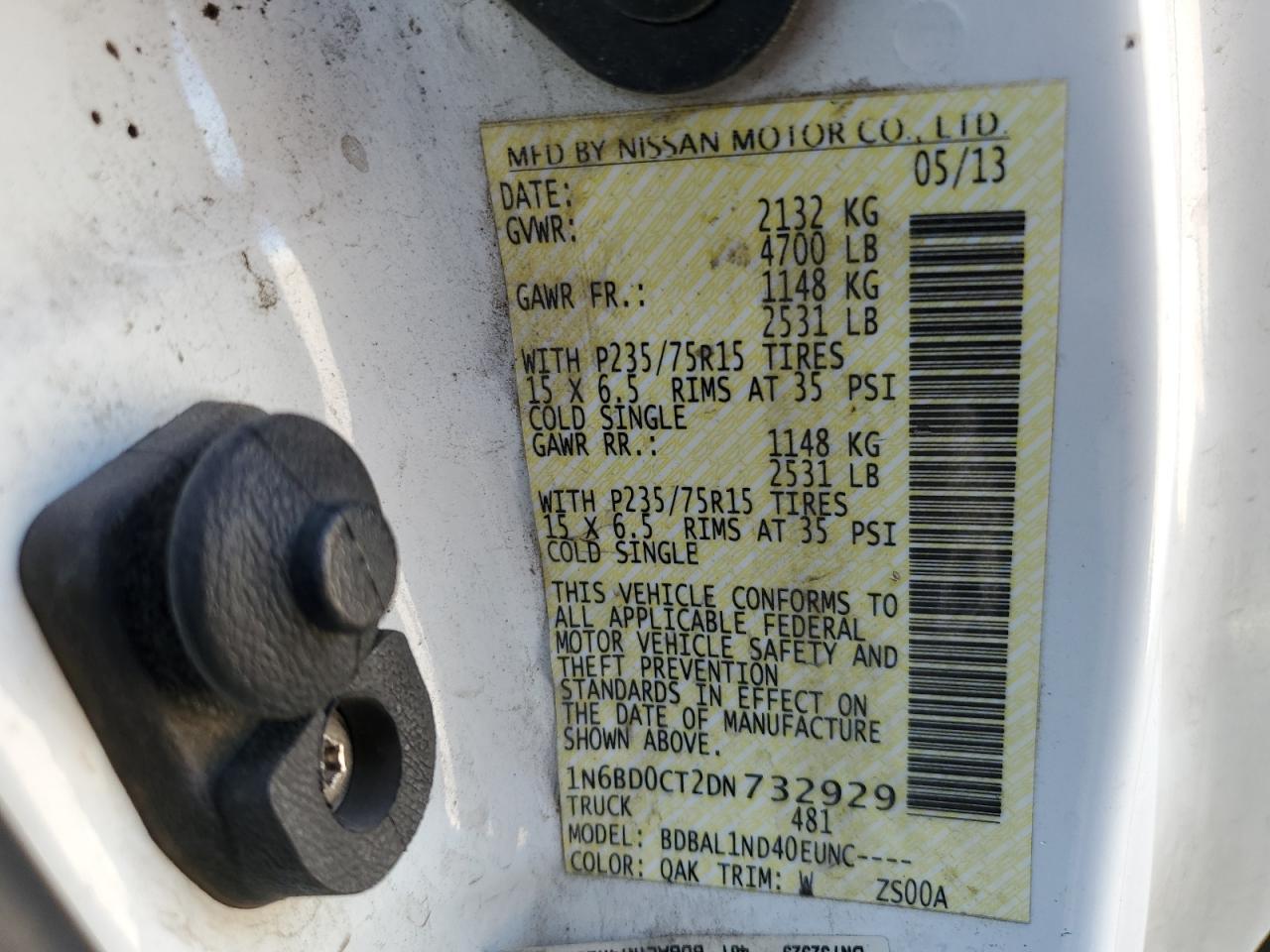 2013 Nissan Frontier S