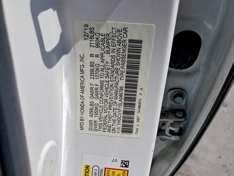 2020 Honda Accord lx