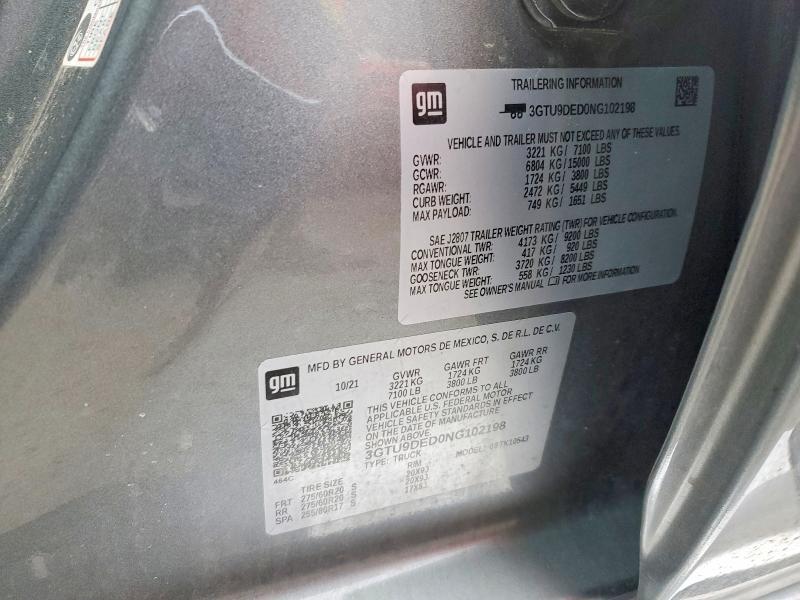 2022 GMC Sierra Limited K1500 SLT
