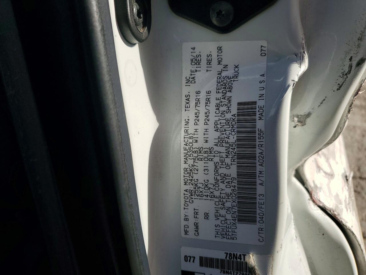 2014 Toyota Tacoma Base