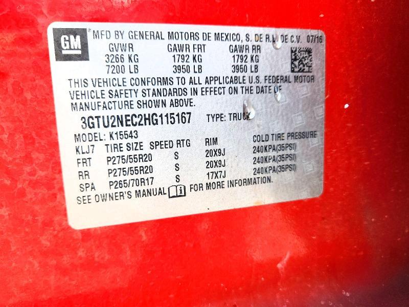 2017 GMC Sierra K1500 SLT