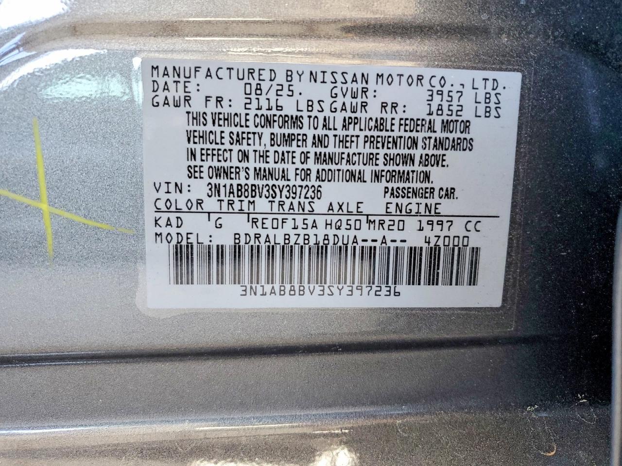 2025 Nissan Sentra s
