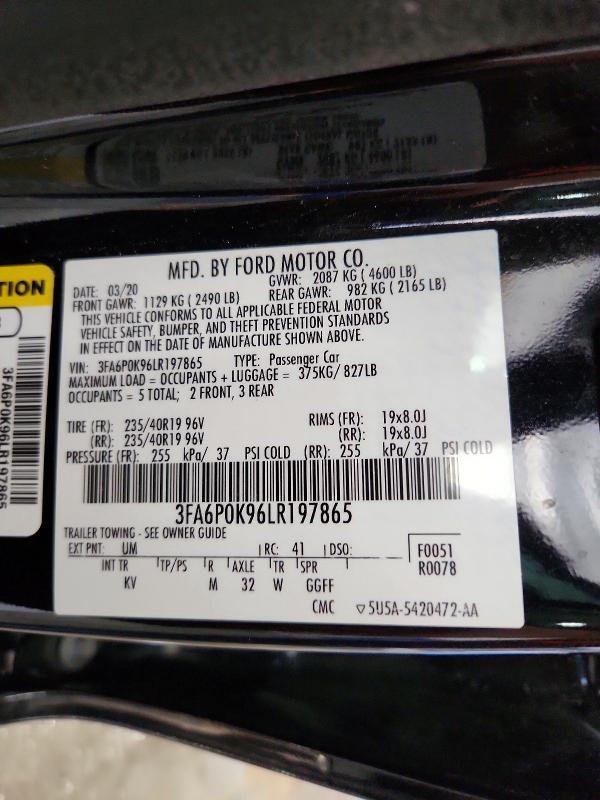 2020 Ford Fusion Titanium