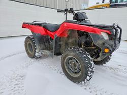 Salvage motorcycles for sale at Nisku, AB auction: 2021 Honda TRX420 FM